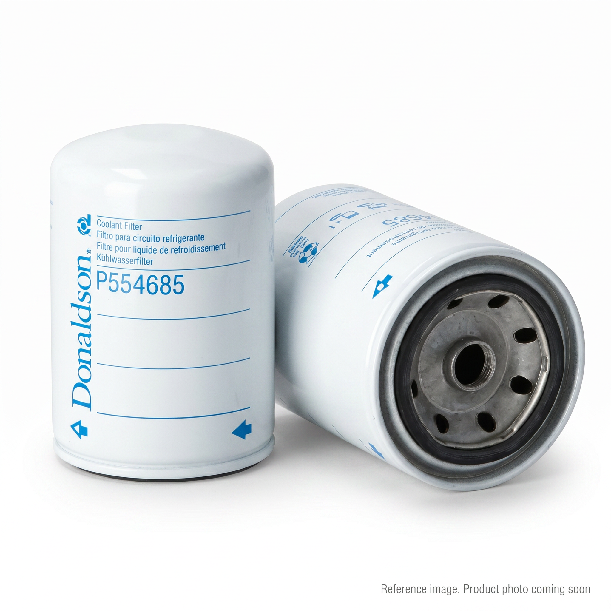 Donaldson P554685 Coolant Filter alternate angle product photo | stocked in BC, ships Canada-wide
