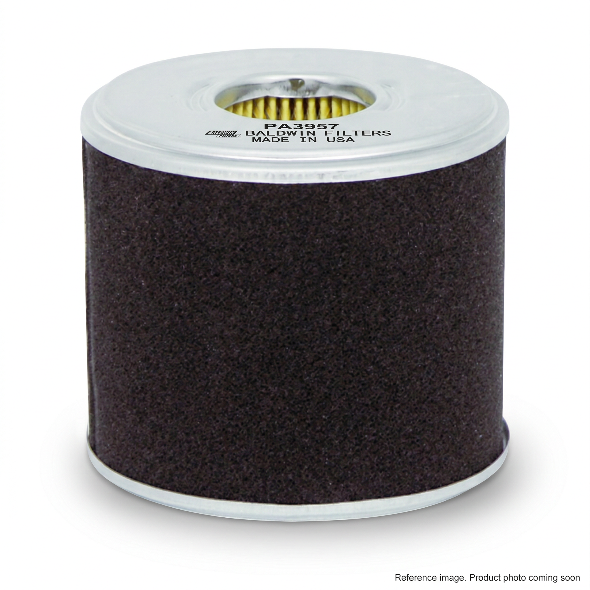 Baldwin PA3957 Air Filter Element three-quarter angle product photo | stocked in BC, ships Canada-wide