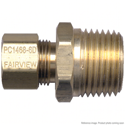 Fairview PC1468-6D Pneumatic Fittings front product photo | stocked in BC, ships Canada-wide