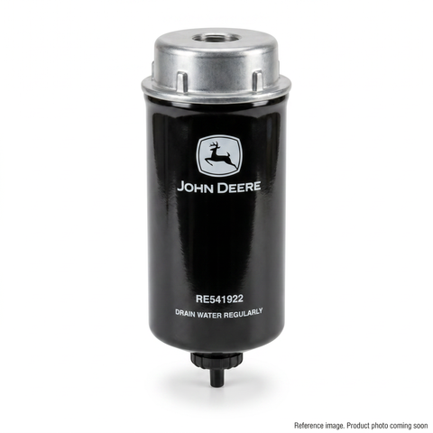John Deere RE541922 Primary Fuel Filter Element front product photo | stocked in BC, ships Canada-wide