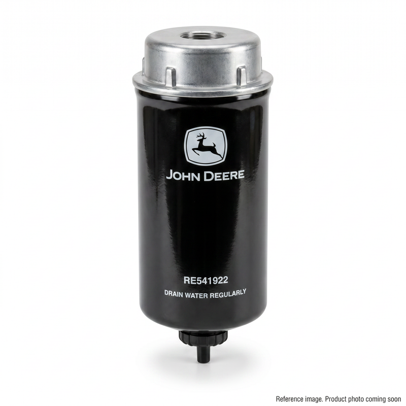 John Deere RE541922 Primary Fuel Filter Element front product photo | stocked in BC, ships Canada-wide