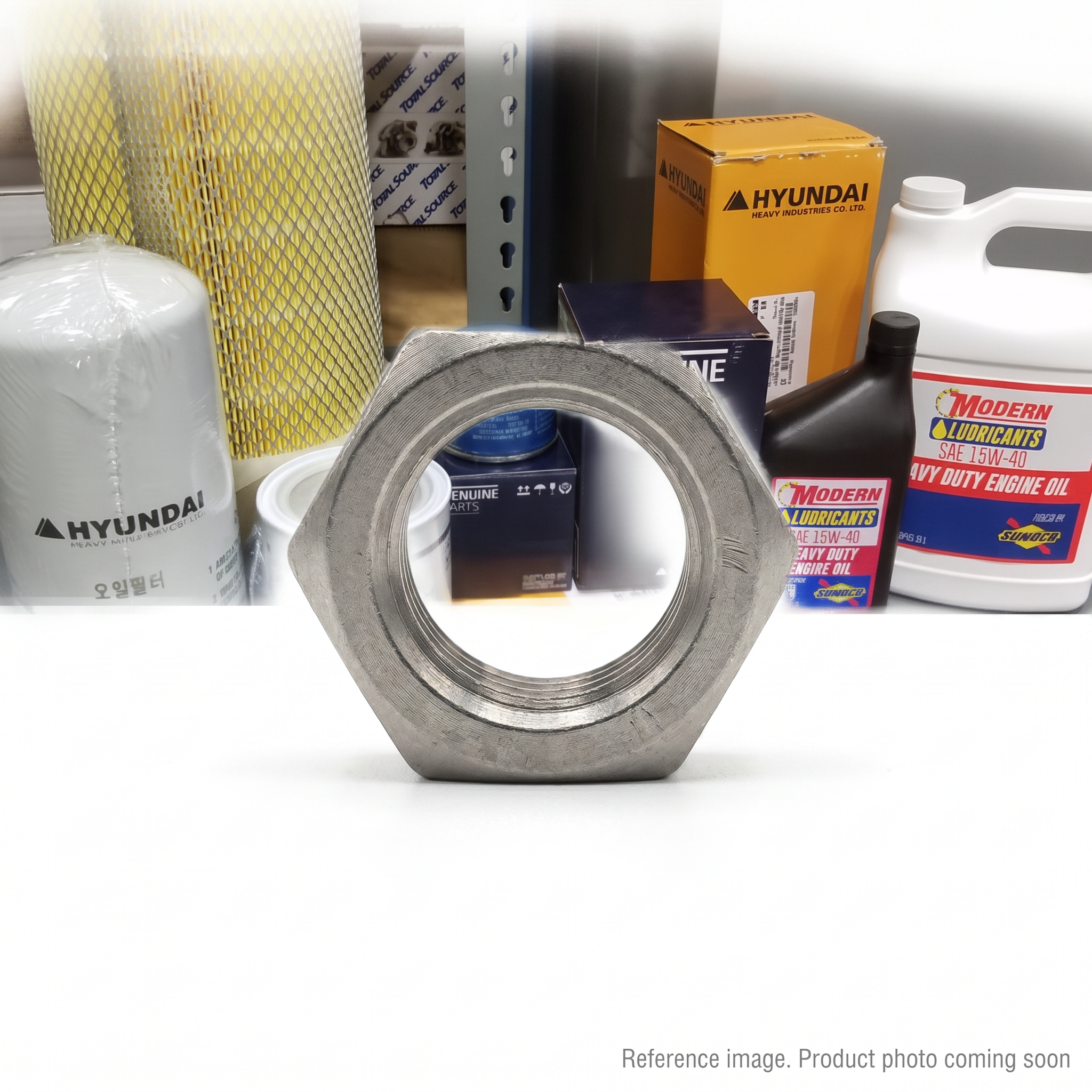 Hyundai S20522100B Hex Nut three-quarter angle product photo | stocked in BC, ships Canada-wide