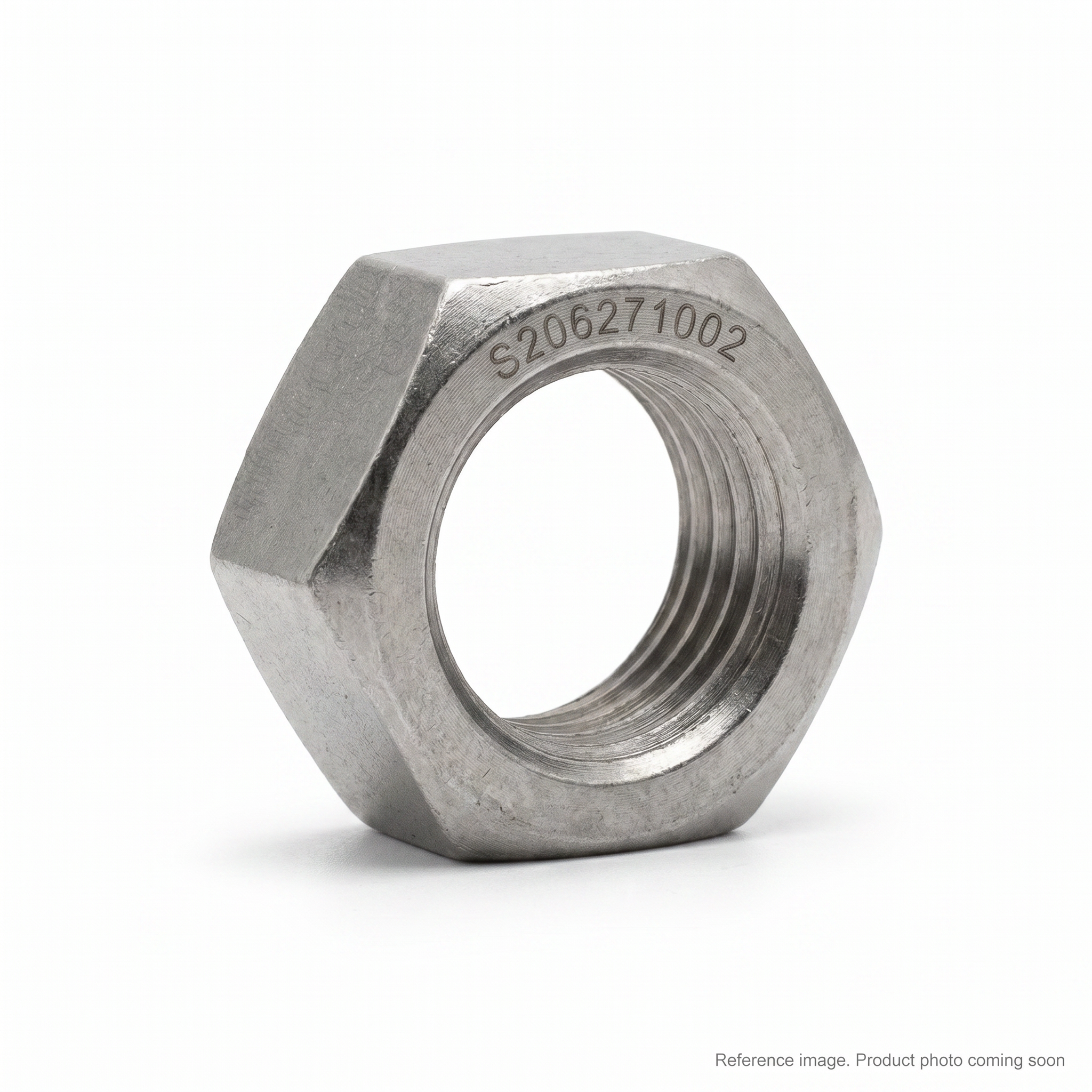 Hyundai S206271002 Hex Nut three-quarter angle product photo | stocked in BC, ships Canada-wide