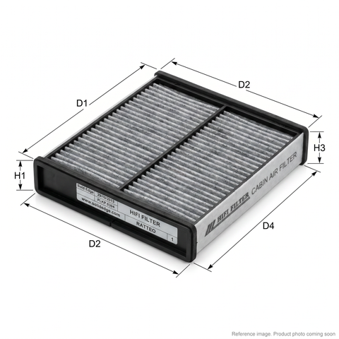 HIFI SC80020 Cabin Air Filters front product photo | stocked in BC, ships Canada-wide