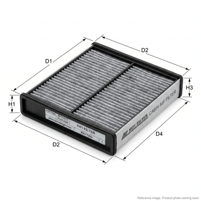 HIFI SC80020 Cabin Air Filters front product photo | stocked in BC, ships Canada-wide
