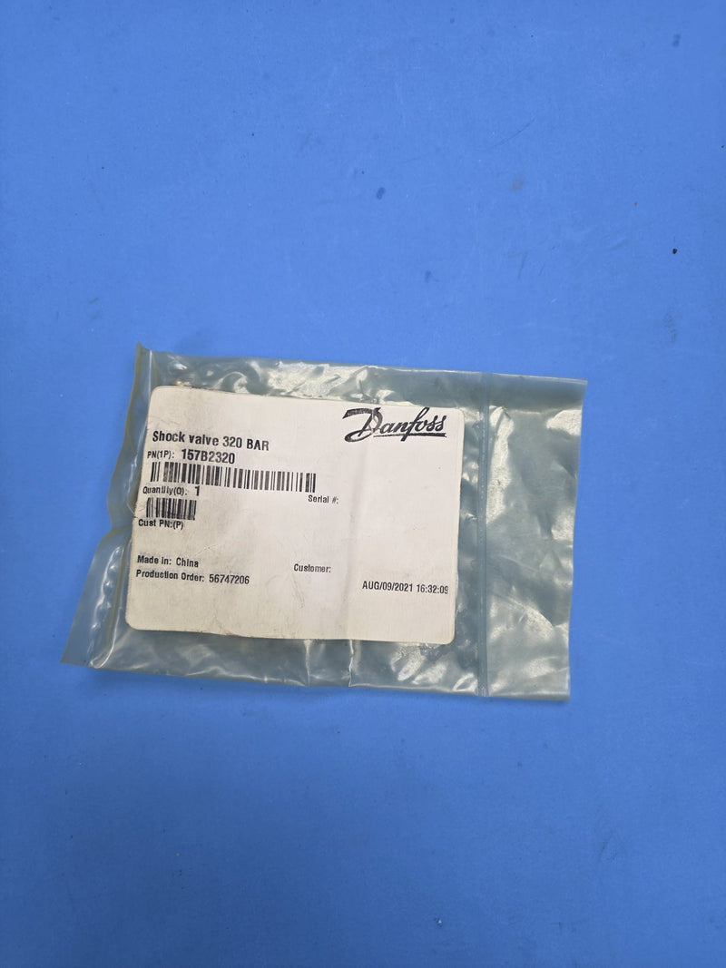 Danfoss 157B2320 shock valve 320 bar sealed pouch on Prince George BC shelf