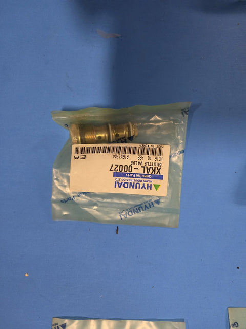 Genuine Hyundai XKAL-00027 shuttle valve on Prince George BC shelf