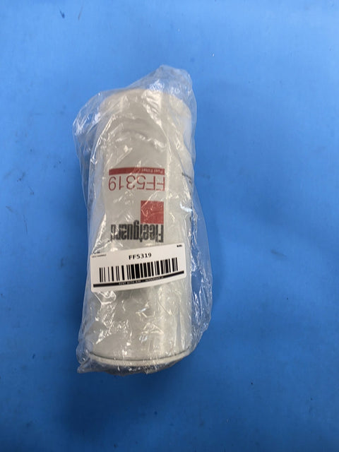 Genuine Fleetguard FF5319 spin-on fuel filter sealed in the original Cummins Filtration bag