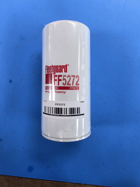 Genuine Fleetguard FF5272 high efficiency fuel filter, printed FUEL FILTER on the can