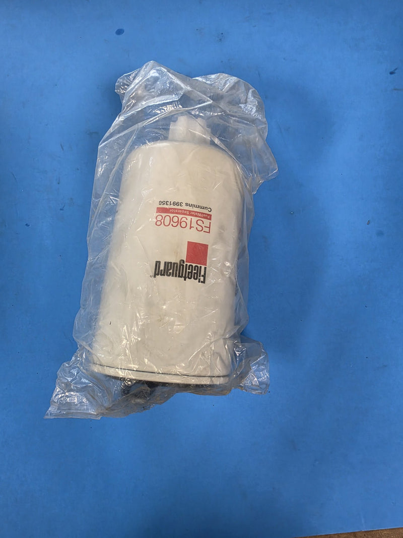 Genuine Fleetguard FS19608 fuel water separator bagged, marked Cummins 3991350