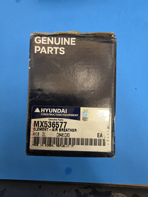 Genuine Hyundai Construction Equipment MX536577 air breather element box, Prince George BC