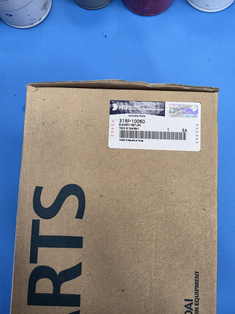 Genuine HD Hyundai 31RF-10060 return element box with hologram, Prince George BC shelf