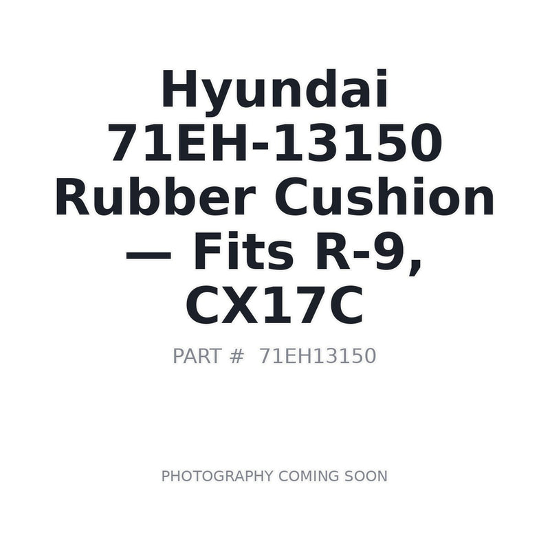 OEM-spec Hyundai 71EH-13150 cab mounts for CX17C CX26C CX33C CX57C CX60C compact excavators