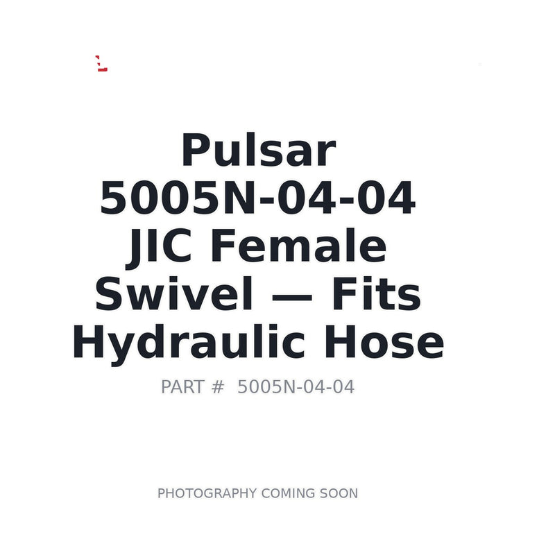 OEM-spec 5005N-04-04 hydraulic fitting 1/4 JIC female swivel x 1/4 NPT male carbon steel