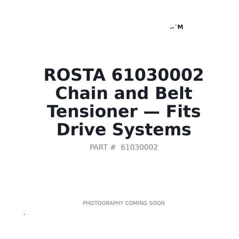 Genuine ROSTA 61030002 SE-11 oscillating motor-base chain and belt tensioner for industrial heavy equipment drives