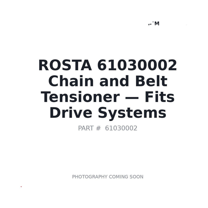 Genuine ROSTA 61030002 SE-11 oscillating motor-base chain and belt tensioner for industrial heavy equipment drives