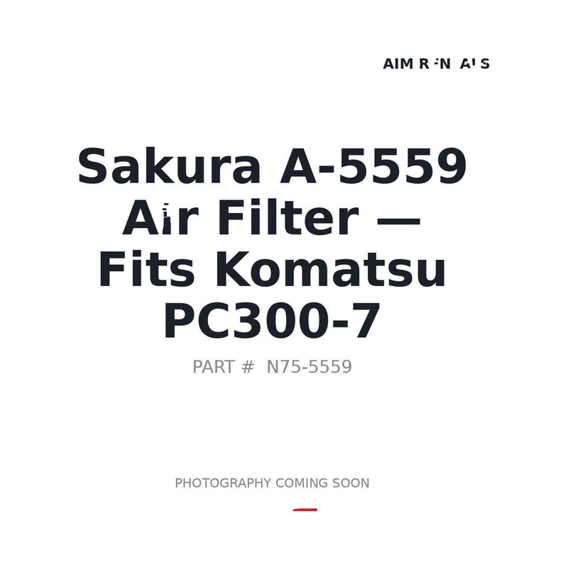 Sakura A-5559 secondary air filter N75-5559 for Komatsu PC300-7 WA470-6 Caterpillar 322C 330B