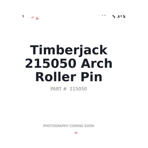 Timberjack 215050 Arch Roller Pin 14-3/16x2 for skidder forestry equipment