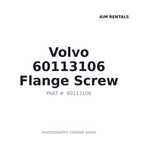 60113106 Flange Screw by Volvo | Only 2 Left BC