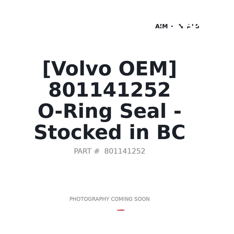 801141252 Volvo Seal