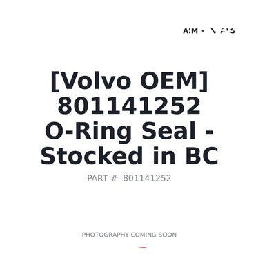 801141252 Volvo Seal