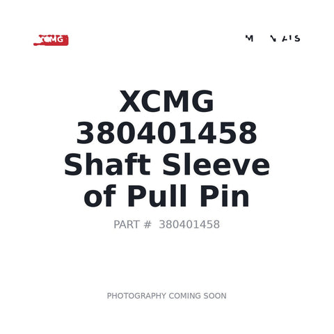 Genuine XCMG 380401458 Shaft Sleeve for GR2205T Motor Grader
