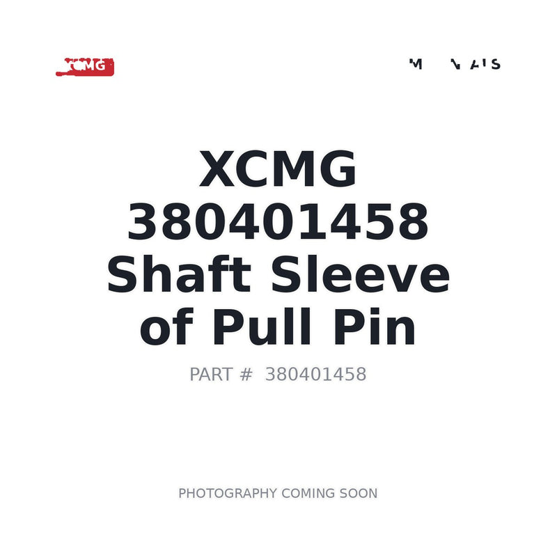 Genuine XCMG 380401458 Shaft Sleeve for GR2205T Motor Grader
