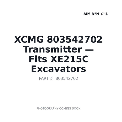 Genuine XCMG 803542702 Sensor for XE215C XE235C excavator — stocked Prince George BC