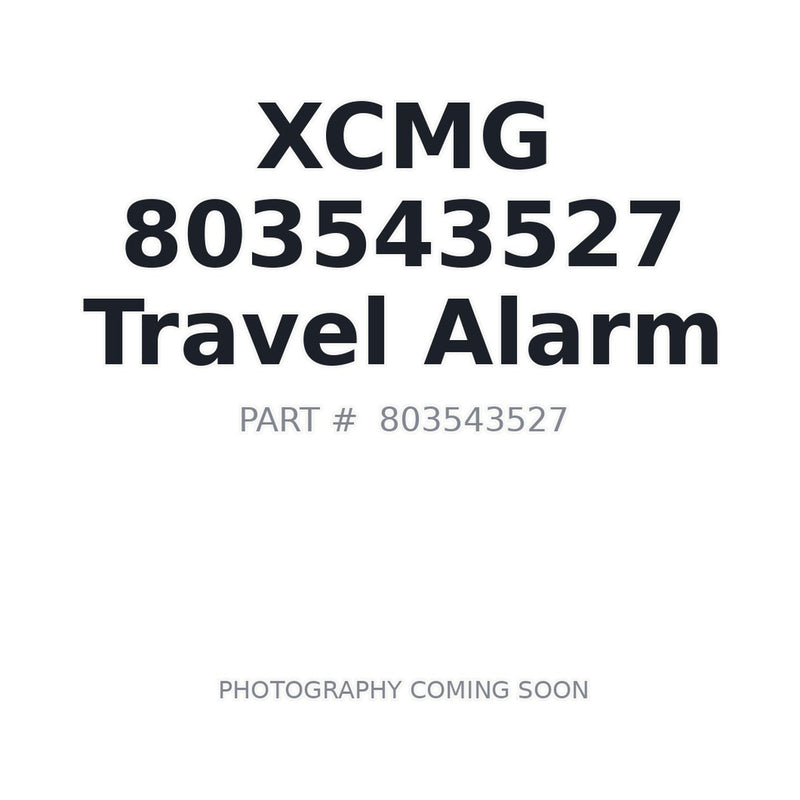 Genuine XCMG 803543527 WFGVT06A Travel Alarm for XE215C XE215D — stocked BC