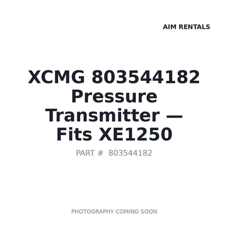 Genuine XCMG 803544182 FB28N-0.25 Pressure Transmitter for XE215C XE1250 — stocked BC