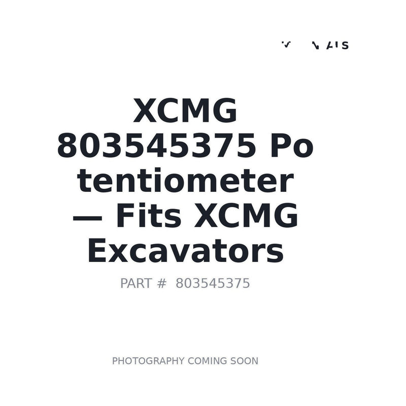 Genuine XCMG 803545375 Potentiometer Assembly for excavators — stocked Prince George BC