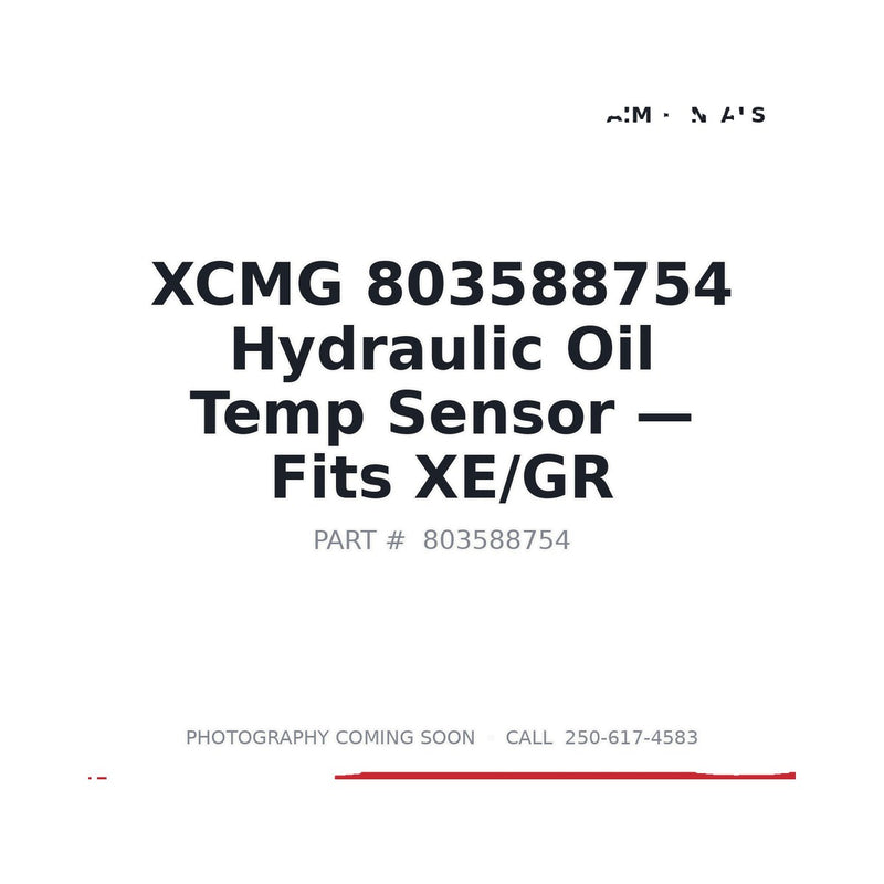 Genuine XCMG 803588754 Sensor for GR3005 GR3005II Motor Grader