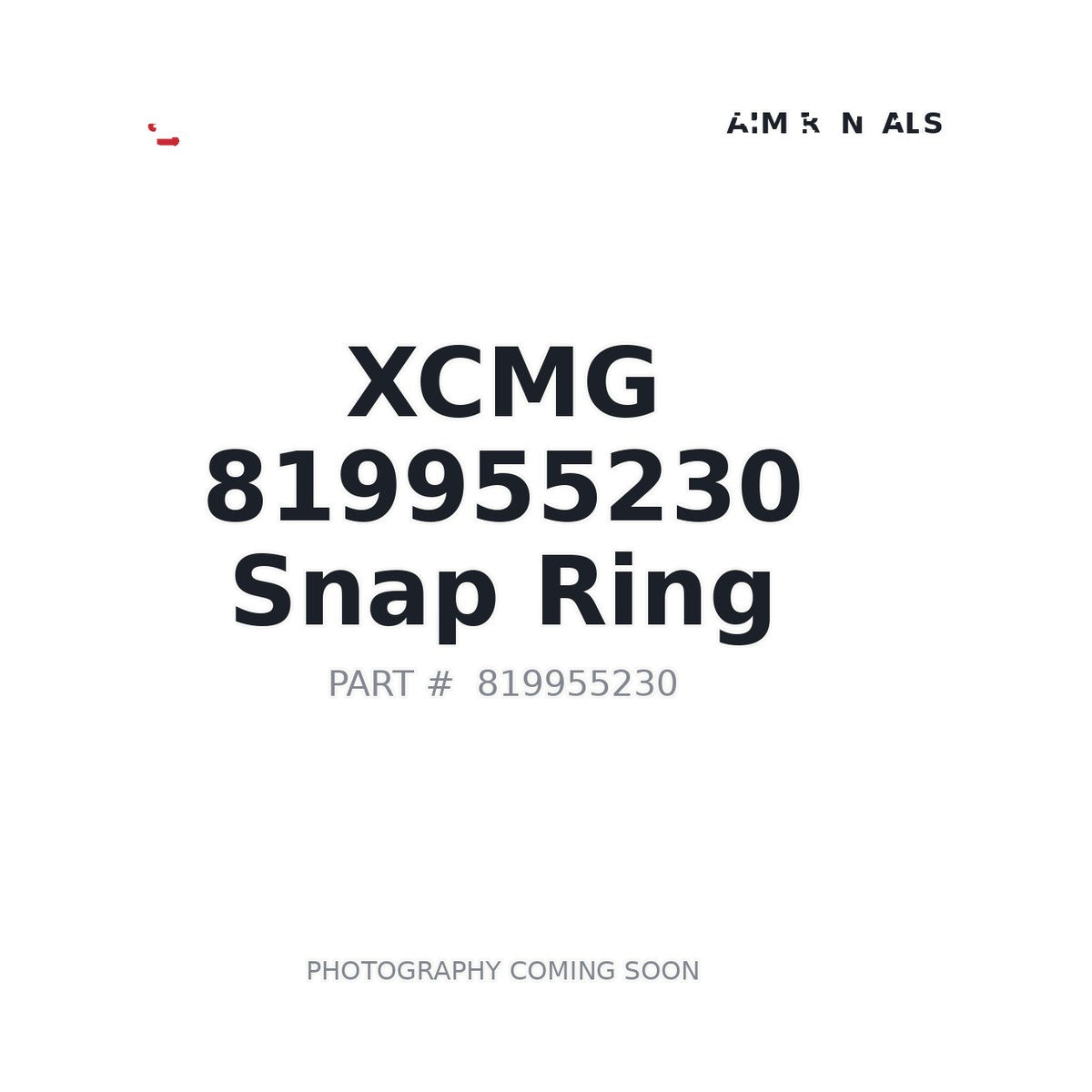819955230 XCMG Snap Ring