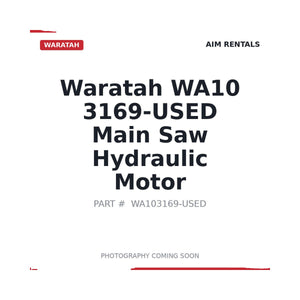 Waratah WA103169-USED Main Saw Hydraulic Motor | Only 2 Left