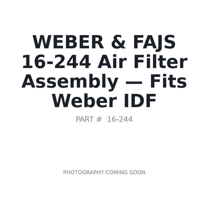 16-244 rectangular cotton air filter for Weber FAJS IDF 40 44 48 carburettors