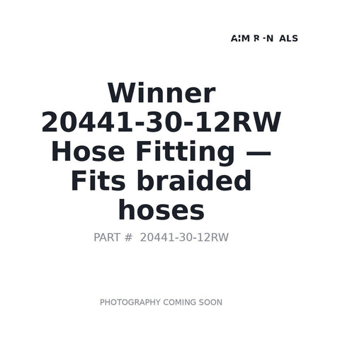 OEM-spec 20441-30-12RW 45 degree metric female 24 cone hose fitting M30x2