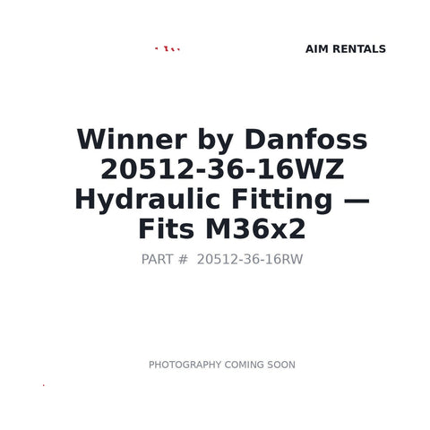 20512-36-16WZ 16RW Hydraulic Fittings