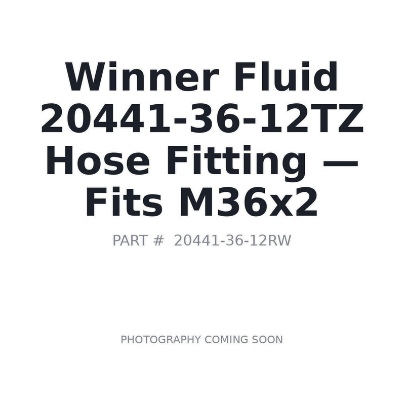 OEM-spec 20441-36-12RW 45 degree metric female 24 cone hose fitting M36x2