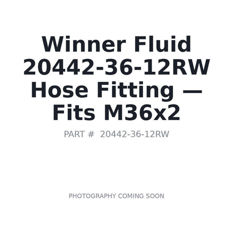 OEM-spec 20442-36-12RW 45 degree metric female 24 cone spiral hose fitting M36x2