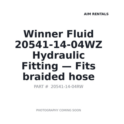 20541-14-04WZ 04RW Hydraulic Fittings