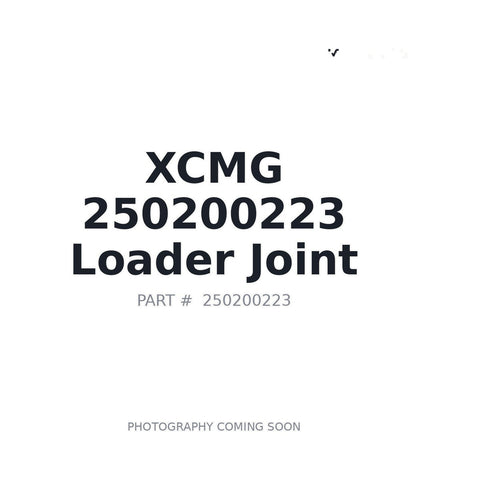 Genuine XCMG 250200223 joint for LW400 wheel loader