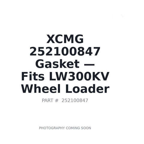 Genuine XCMG 252100847 gasket for LW300KV wheel loader