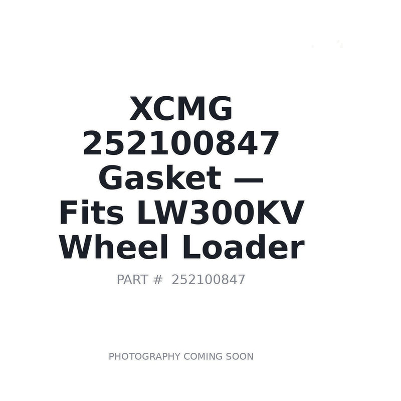 Genuine XCMG 252100847 gasket for LW300KV wheel loader