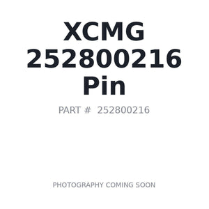 XCMG 252800216 Pin | Only 2 Left BC