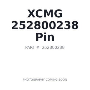 XCMG 252800238 Pin | Only 2 Left BC