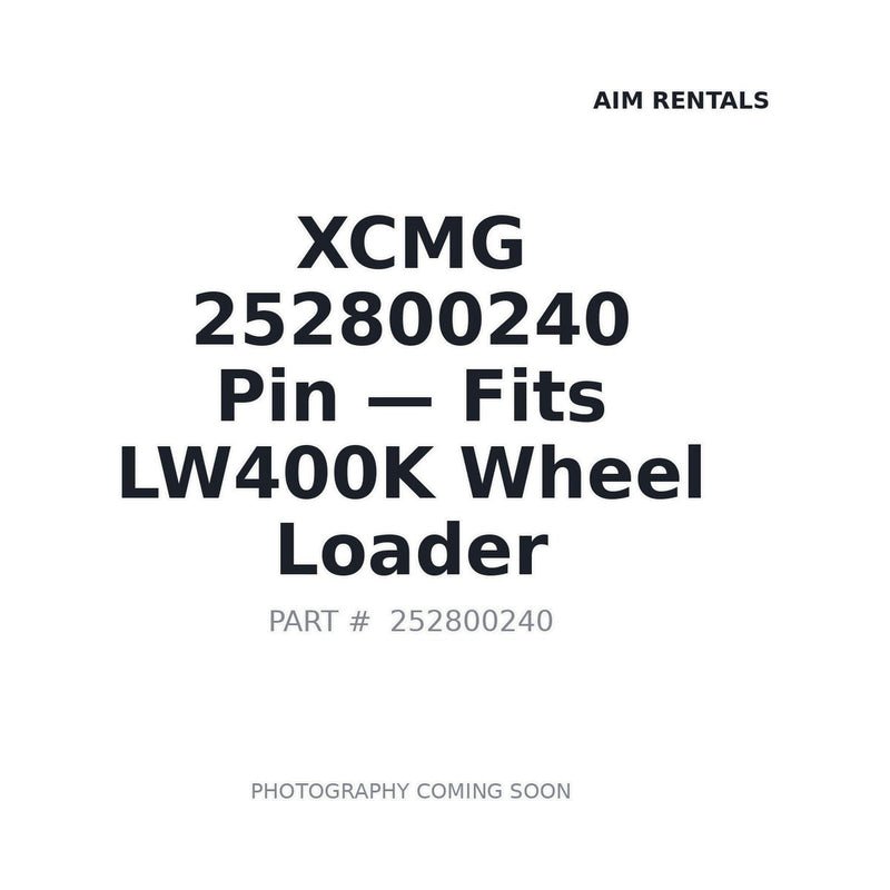 Genuine XCMG 252800240 pins for LW400K LW400K-L wheel loader