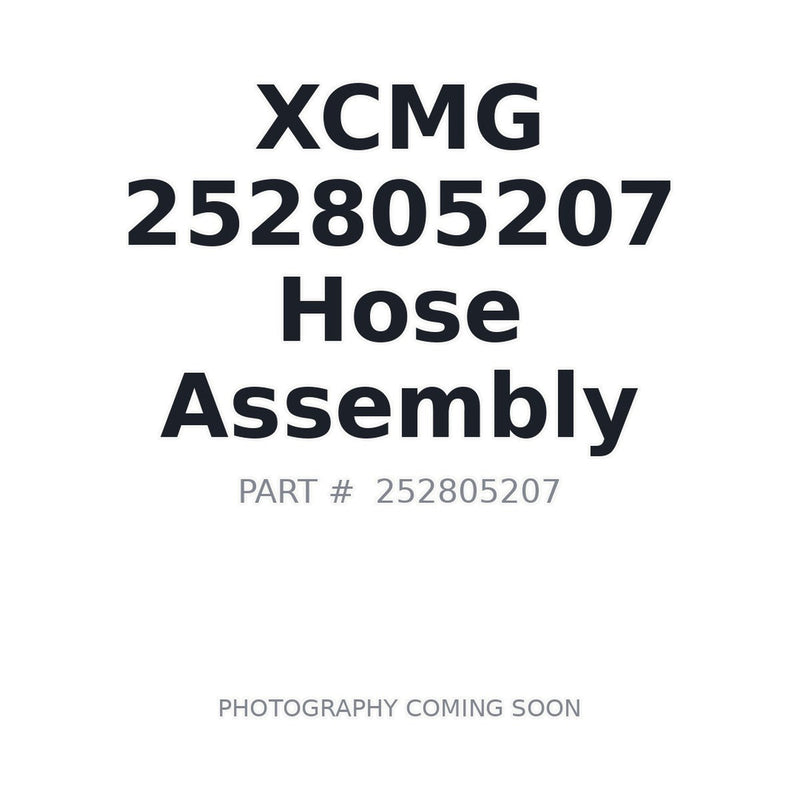 Genuine XCMG 252805207 hose for LW500F LW500K ZL50G wheel loader