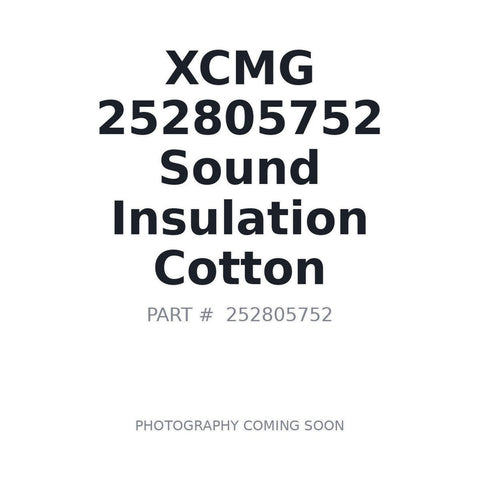 Genuine XCMG 252805752 sound insulation cotton for XS202J road roller