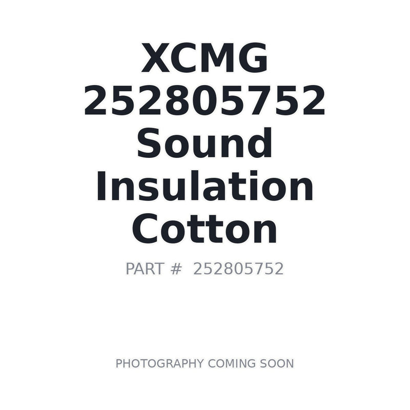 Genuine XCMG 252805752 sound insulation cotton for XS202J road roller