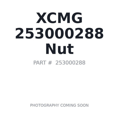 253000288 XCMG Nut